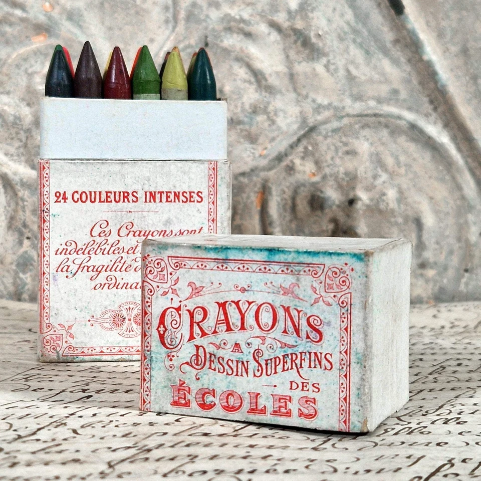 Boîte de crayons anciens « Raphaël » - Crayons à dessin - Photo 2/4