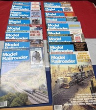 Vintage 1987 & 1988 Model Railroader Hobby Train Magazines 17 Issues Exc. Cond.