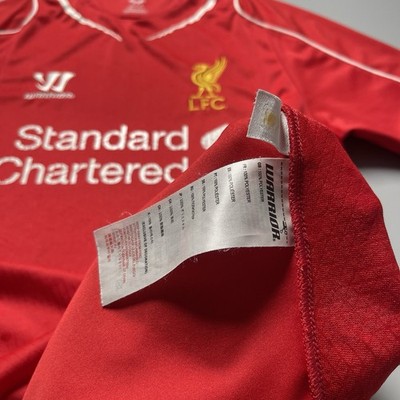LIVERPOOL WARRIOR 2014/2015 FOOTBALL HOME JERSEY #7 LUIS SUAREZ