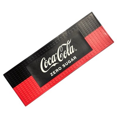 Coca Cola Zero Sugar Rubber Bar Runner | Tropfmatte