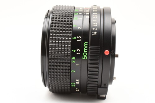 [Exc Canon Nuevo FD NFD 50mm f1.4 MF Lente Estándar de JAPÓN - Imagen 20 de 24