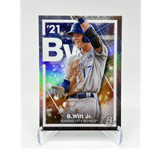 Topps 2021 Bowman Platinum Precious Elements Bobby Witt Jr. Royals #PE-11