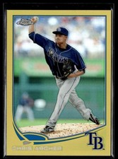 2013 Topps Chrome Update Gold Refractors Chris Archer 236/250 Tampa Bay Rays