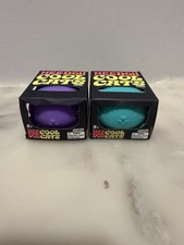 NEEDOH Cool Cats Squishy Toy Purple Or Teal - Pick Authentic Nee Doh Fidget