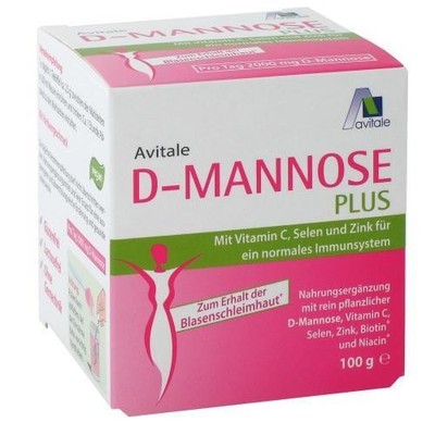 D-MANNOSE PLUS 2000 mg Pulver m.Vit.u.Mineralstof. 100 g PZN 15609882