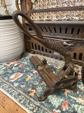 Antique Precision Letter press lead Type Slug Block Cutter