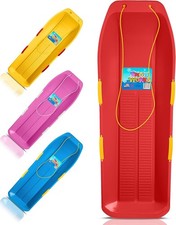 47.5" Toboggan Lifetime Sled: Durable High-Density Plastic Sleds NEW