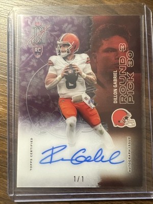 2025 Topps Signature Class Football Rookie Class Crystal Clear 1/1 Card RCCL-DG