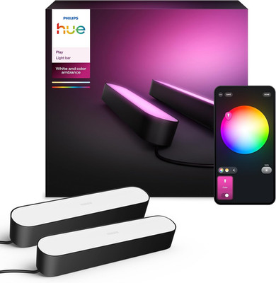 Philips Hue White & Color Ambiance Play Lightbar 2Er Pack Basis-Set (500 Lm), Di