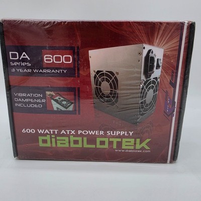 Diablotek DA Series 600-Watt ATX Power Supply PSDA600 New