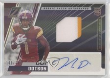 2022 Panini Zenith Rookie Patch Auto 100/299 Jahan Dotson #210 Patch Auto 0w8