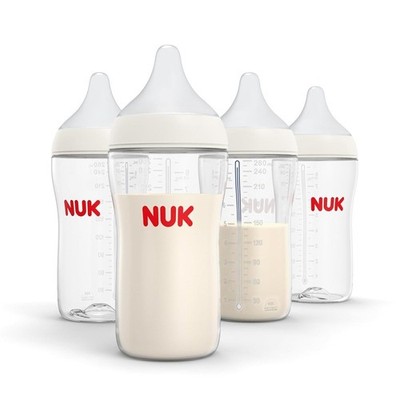 NUK Perfect Match 2-in-1 Natural and Anti-Colic 4-Pack 8oz Bottle