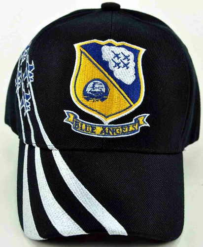 BLUE ANGELS US NAVY USN BLACK CAP HAT 