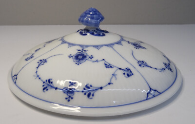 Royal Copenhagen 277 runder Terrinen Deckel Musselmalet Riflet Porzellan