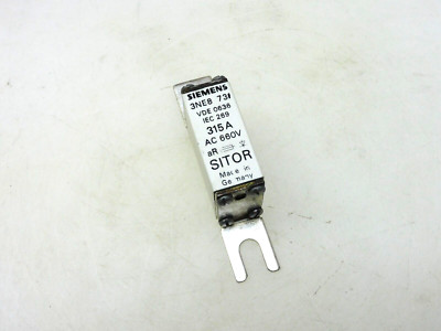SIEMENS ULTRA FAST FUSE 3NE8-731 VDE0636 IEC269 315A AC 660V SITOR