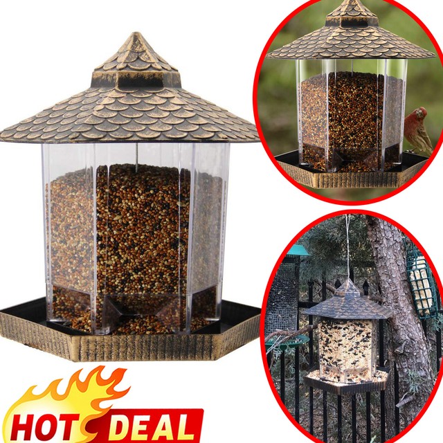 Seed Tube Wild Bird Feeder Attract More Birds For Garden