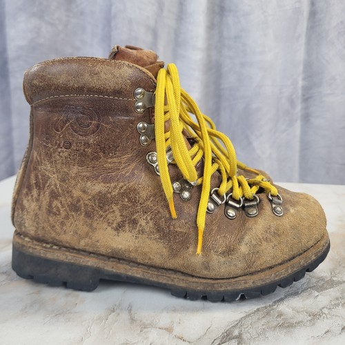 Vintage Asolo Sport Yukon Mountaineering Boots Excellent Men's Size 7 M Brown - 第 2/17 張圖片