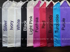 11" Women Satin Fingerless Gloves Evening Dress Wedding Bride Bridal Opera Prom