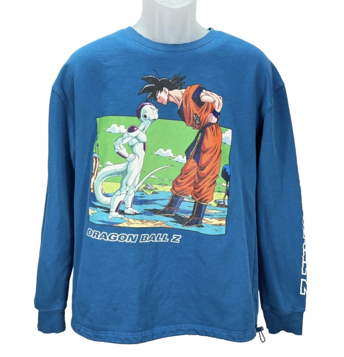 BoxLunch | Dragon Ball Z Frieza u0026amp; Goku Staredown Toggle Crewneck  Sweatshirt | eBay