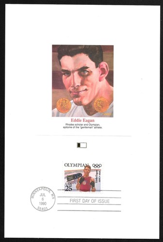 US FDC 1990 Summer Olympic Games 5 Fleetwood Proof Card Panels 6 in by 9 in | - Picture 4 of 5