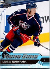 2016-17 Upper Deck Young Guns Markus Nutivaara RC #457