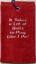 SALE on - Customized Embroidered Golf / Sports Towel