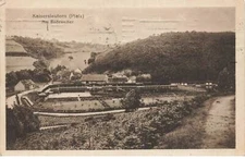 Germany #DC50882 Kaiserslautern At Badeweiher Water Plan And Mountains + See