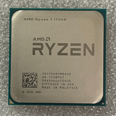 AMD Ryzen 1700 GHz Processor Ryzen 1700X GHz core Socket AM4  CPU