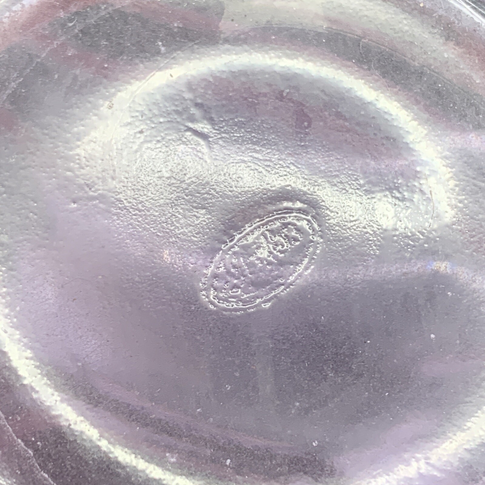 Fenton Art Glass Vase – Light Purple Opalescent, Draped with Ruffled Top & Bow