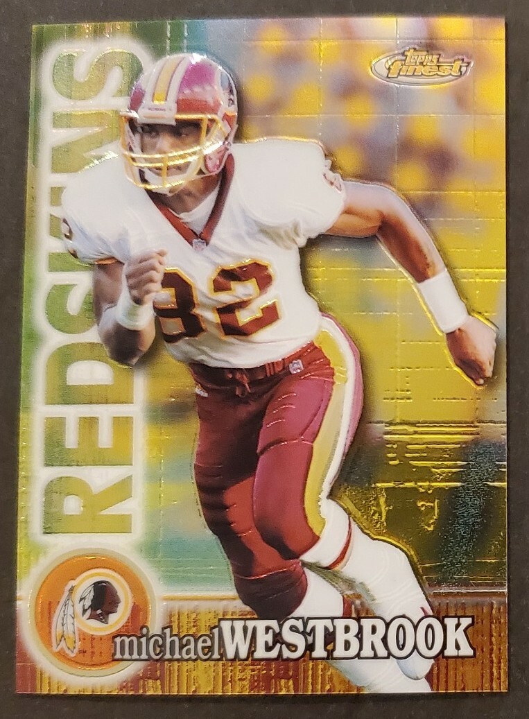 2000 Topps Finest #98 Michael Westbrook REDSKINS WR football card NM/MT