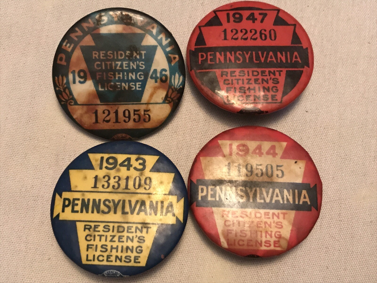 1963 Pennsylvania License Plate Registration Sticker, YOM, PA, Tag