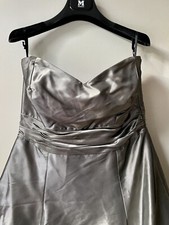 Glamorous COAST BNWT Gold Metallic Sweetheart Bubble Hem Party Dress 12 RRP £135