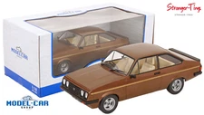 MCG 18530 - 1/18 FORD ESCORT MK II RS 2000 RHD - DARK BROWN NUF 617P