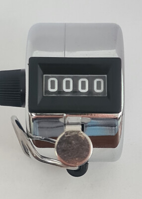 20 Stück 4 Ziffern Zählen Manuell Hand Zählen Zahlenzähler Mechanischer Clicker