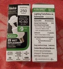 HALCO 807154450114 5W 120V CFL5/27/E12 45011- LOT OF 2