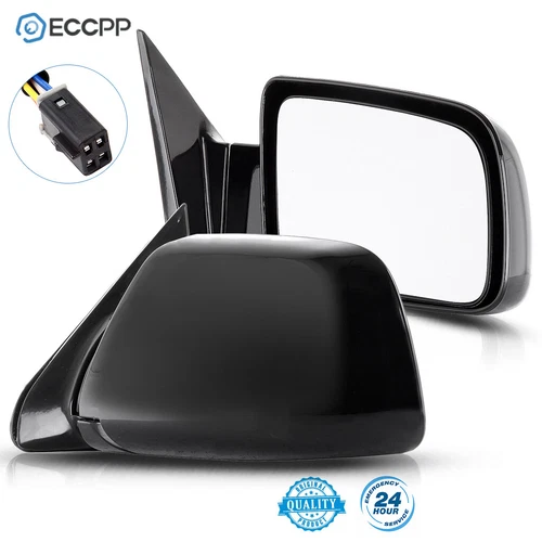 Power Mirrors Set for 88-98 Chevy GMC C/K 1500 2500 3500 Pickup Pair Black