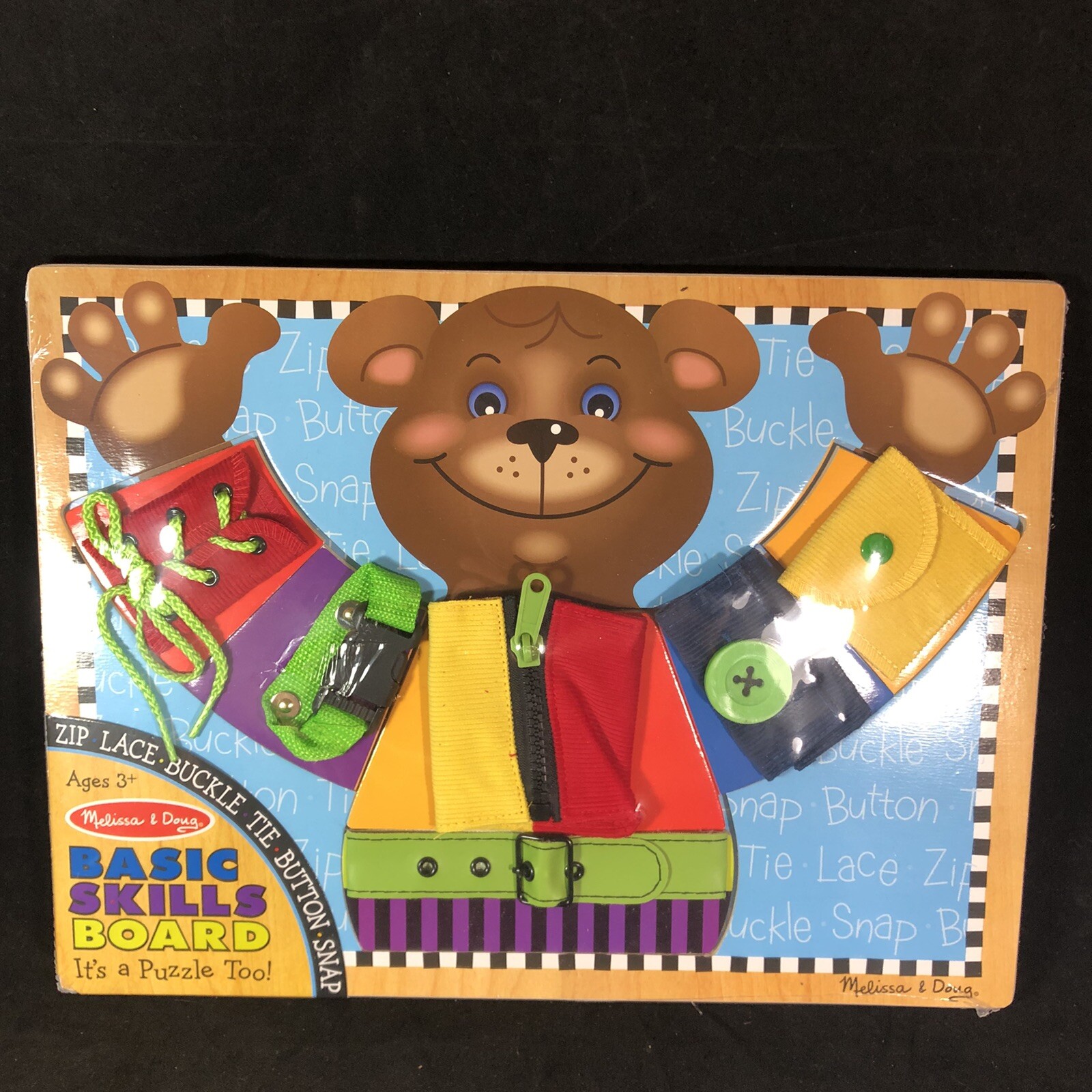 melissa and doug basic skills puzzle board