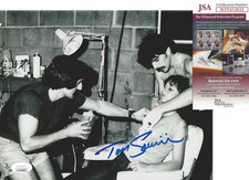 TOM SAVINI SIGNED 'FRIDAY THE 13TH' MAKEUP ARTIST SFX 8x10 PHOTO PROOF JSA COA