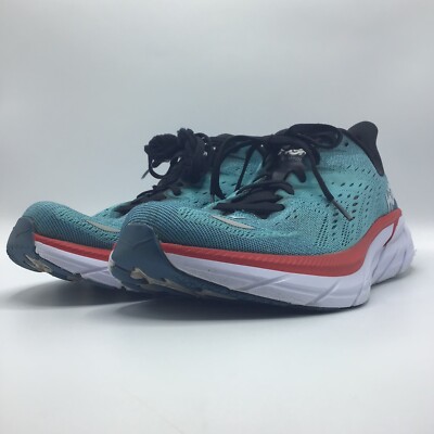 Hoka One one clifton 8 teal blue running sneakers 1119393  display picture 3