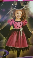 XX 881802 Party Witch Dress Costume Girl Rubies