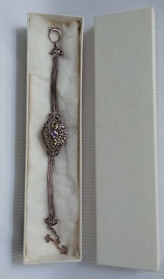 Vintage 925 Sterling Silver Bracelet Cluster & Three Attached