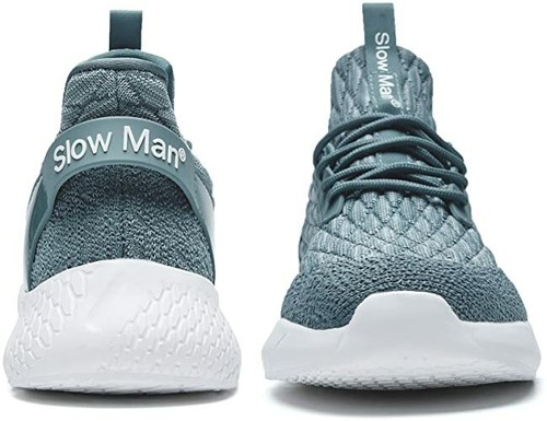 Men's Running Shoes Air Knit Mesh Breathable Sport. Shoes.Shock Cushioning - Picture 101 of 258
