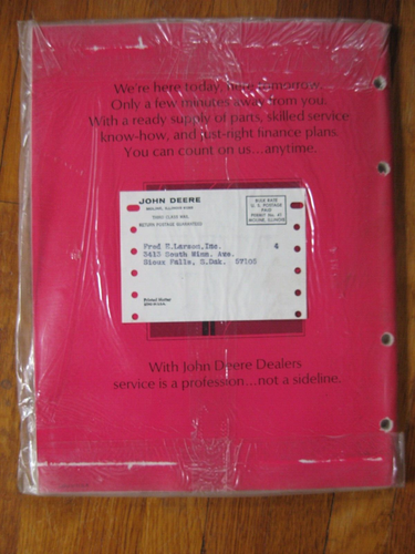 3300 John Deere Combine Operadores Manual ORIGINAL NUEVO STOCK ANTIGUO L1 - Imagen 2 de 2