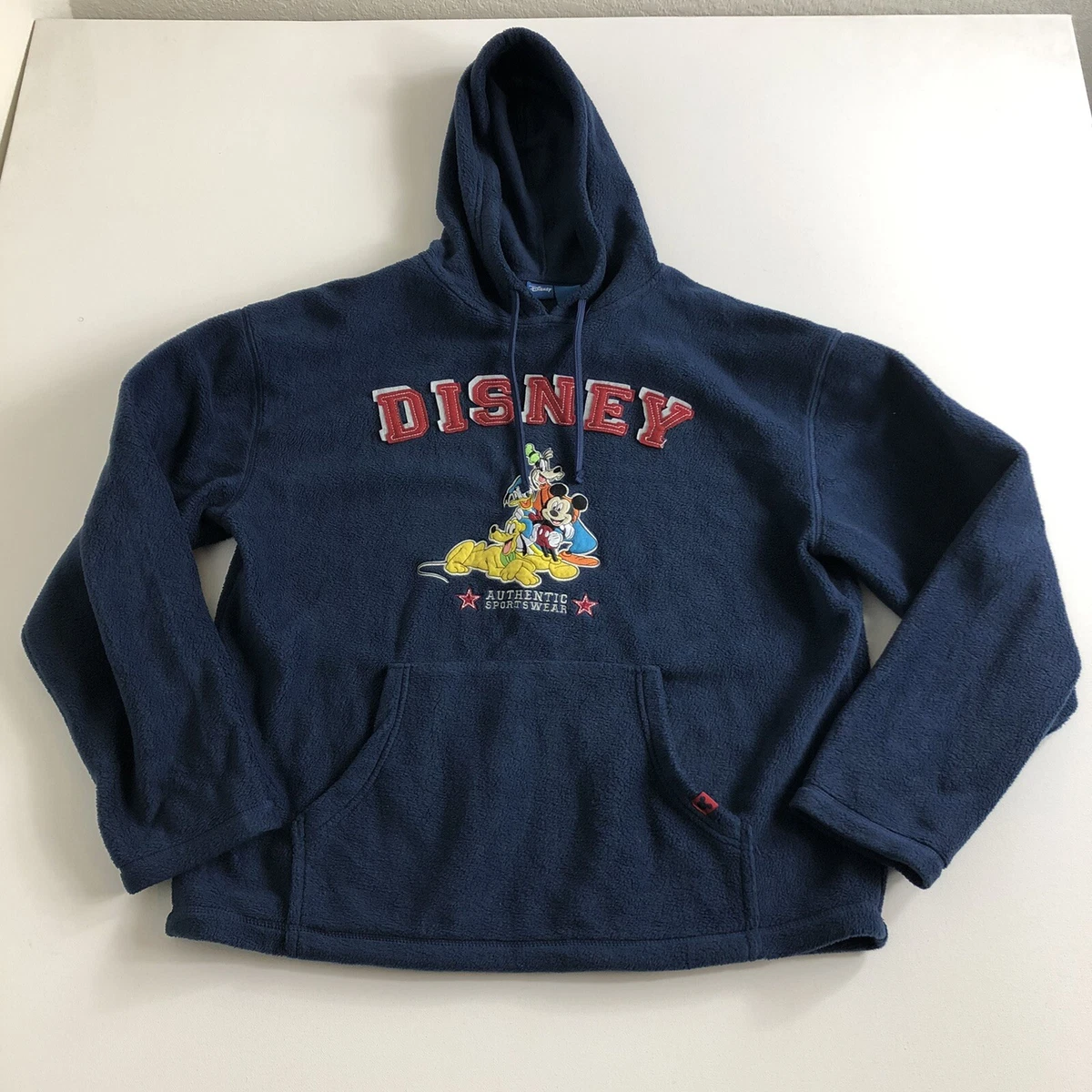 Disney Authentic Sportswear Mickey Mouse Hoodie Hooded Sweatshirt