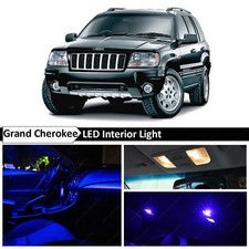 18x Blue Interior Led Lights Package Kit Fit 1999-2004 Jeep Grand Cherokee Wj