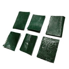 6x Violin Viola Bow Shaft Leather Grip Lapping Green Color