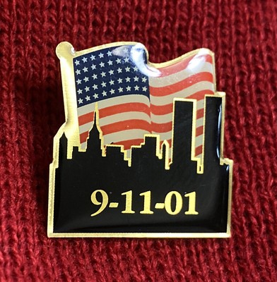 Never Forget Twin Towers 911 Gedenk-Kennzeichen - Metall, 30,5x15,2 Cm, Geprägt, New York State Replik