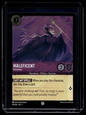 Disney Lorcana The First Chapter Maleficent Sorceress Foil 49/204