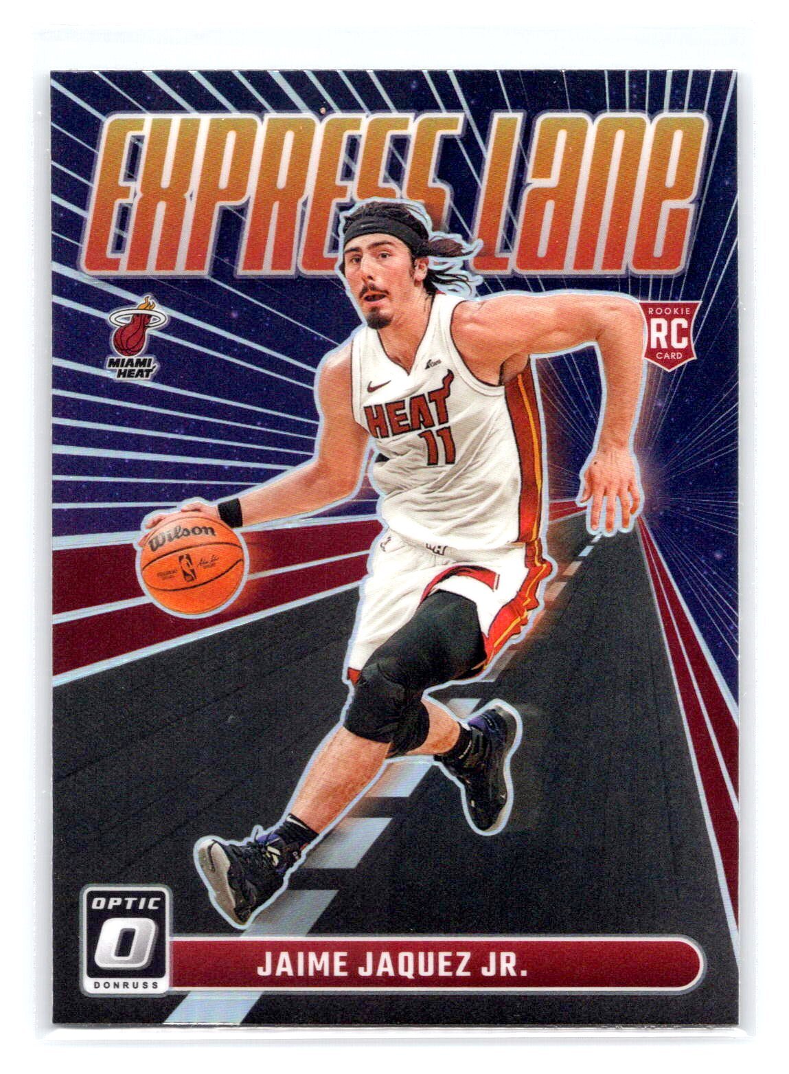 2023-24 Optic Basketball Jaime Jaquez Jr. Express Lane Holo Prizm Rookie