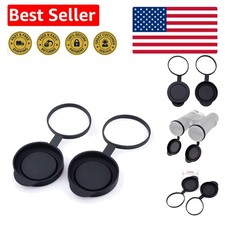 Dustproof Waterproof Binocular Lens Caps for 52-54mm Outer Diameter